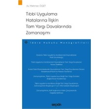  tıbbi uygulama hatalarına ılişkin tam yargı davalarında zamanaşımı mehmet öget 2020/09