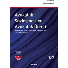  avukatlık sözleşmesi ve avukatlık ücreti akdi vekalet ücreti, karşı taraf vekalet ücreti, ıcra vekalet ücreti canan ruhi,ahmet cemal ruhi 2. baskı, haziran 2023