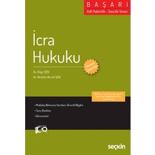  adli hakimlik - savcılık sınavı başarı - ıcra hukuku özge şen,ibrahim burak şen 1. baskı, temmuz 2023
