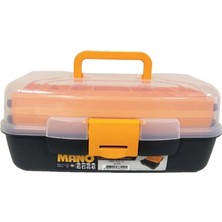 Mano 14' Raflı Takım Çantası Çok Amaçlı Kullanım İçin Ergonomik Tasarım 161x323x141mm