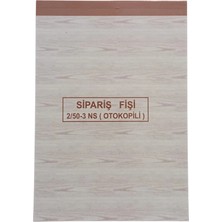 Dilman Otokopili Sipariş Fişi 2-50 3 Nüsha