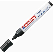 Edding T-Shirt Kalemi Siyah E-4500 Kolay Kullanım Özelliği ile Dayanıklı Tasarımlar İçin