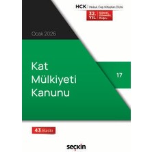 Seçkin Kat Mülkiyeti Kanunu (Cep Kitabı) 43. Baskı, Ocak 2026