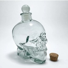 Derin Stok Cam Kurukafa Şişesi 14 cm ALK2155