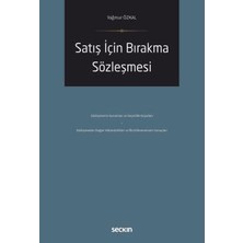  satış ıçin bırakma sözleşmesi yağmur özkal 1. baskı, ekim 2025