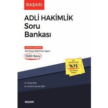 başarı - adli hakimlik soru bankası özge şen,ibrahim burak şen 1. baskı, kasım 2024