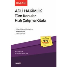  başarı - adli hakimlik tüm konular hızlı çalışma kitabı özge şen,ibrahim burak şen 1. baskı, kasım 2024