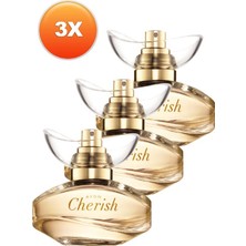 Avon Cherish EDP 50 ml Bayan Parfüm Çiçeksi Koku ile Kadınlar İçin 3 Adet