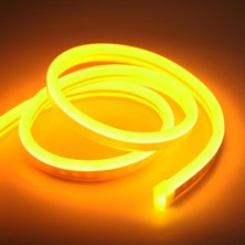 Forlife 12V Neon Şerit LED Amber Işık Esnek Tasarım Su Geçirmez 1 m Aydınlatma