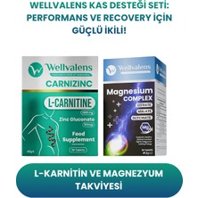 Wellvalens Enerji & Kas Desteği Paketi | Carnizinc L-Karnitin 1000 Mg + Magnesium Complex 200 Mg (2 Ürün)
