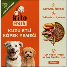 Kito Fresh Kuzu Etli Köpek Yemeği %100 Taze İçerikli Mama 250 gr