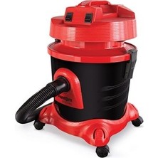 Fantom Eco Wd 2750-S Islak Kuru Elektrikli Süpürge 7 lt Toz Haznesi ile Güçlü Temizlik Kırmızı-Siyah