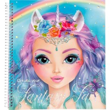 Bubu Fantasy Face Tasarım Defteri 45298/27/ Renkli 100 Sayfa Orijinal İthal Kırtasiye Ürünü