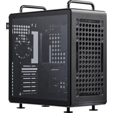 Cooler Master Qube 540 Tg Moonstone cm Q540-LGNN-S00 Fansız Atx Siyah Mid Tower Gaming (Oyuncu) Kasası