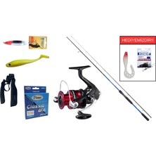 Shimano Vengeance Dx 269 cm 10-50 Gr&shimano Sienna 4000 Fg Spin Seti