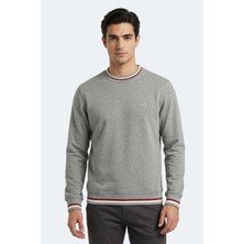Slazenger Keystone I Erkek  Gri Sweatshırt