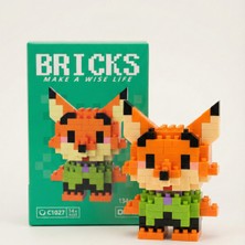 Derin Stok Bricks Zootropolis Nick Wilde Mini Figürü