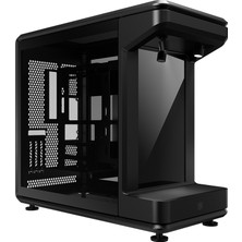 Cooler Master Masterframe 360 LCD 15,6″ cm MF360-KHNN-S02 Fansız Atx Siyah Mid Tower Gaming (Oyuncu) Kasası