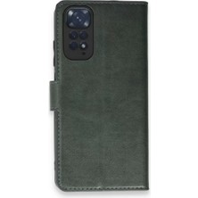 Derin Stok Redmi Note 11 Kılıf S Kapaklı Kılıf - Yeşil