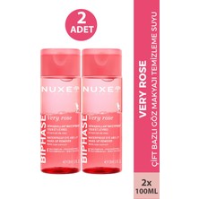 Nuxe Very Rose Biphase Waterproof Eye And Lip Make-Up Remover 100 ml 2 Adet