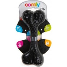 AQUAEL Comfy Toy Köpek Oyuncağı DENTAL BONE 12 Cm Siyah Meyan Kökü Aromalı