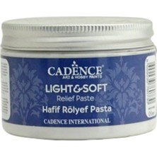Cadence Hafif Rölyef Pasta Light & Soft 150 ml Esnek Yapı ile Yüzeyleri Kaplama Özelliği