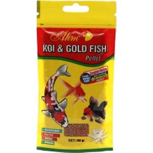 Ahm Koi Goldfish Pellet Japon Balıkları İçin Yem 100 gr
