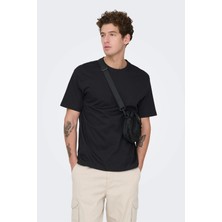 Only & Sons Onsfred % 100 Pamuk Relaxed Fit Bisiklet Yaka T Shirt Erkek T Shirt 22022532