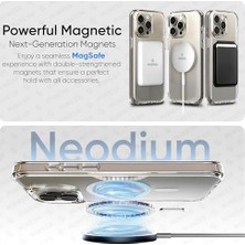 12-12 Pro Için Origin Serisi Premium Kalite ile Uyumlu Kılıf Crystal Clear Super Şeffaf Materyal ve Inceltilmiş 3D Gerçek Manyetik Çember (12-12 Pro)