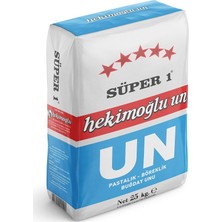Hekimoğlu Un Hekimoğlu Süper 1 Pasta Böreklik Özel Amaçlı Buğday Unu 25 kg