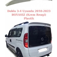 ⚪ Fiat Doblo 2010–2022 Spoiler 🚐 Dinamik ve Modern Arka Görünüm!