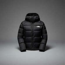 The North Face W Hyalite Down Hoodie Kadın Mont L Beden Siyah Renk Kaz Tüyü ile Sıcak Tutma