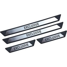 KromGaraj Opel Astra J Sd Krom Kapı Eşik Koruması 2011-2017 4 Parça ABS Plastik Malzeme