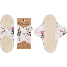 Ayana Yıkanabilir Sızdırmaz Kadın Pedi Desenli - 1 Adet Normal Boy