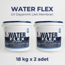 Point Boya Water Flex - Uv Dayanımlı Likit Membran (18 kg x 2 Adet) (Beyaz)