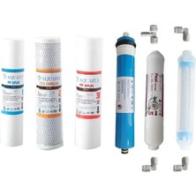 Aquafly Su Arıtma Filtresi 6'lı Takım Detox Arıtıcı Filtresi Yedek 10' Açık Kasa Uyumlu