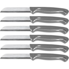 Solingen 6’lı Meyve Bıçağı Seti Gri Çelik Malzemeden Üretilmiştir Ergonomik Kullanım