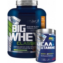 Bigjoy Bigwhey+Bcaa Glutamine 50 Servis Toz Formda Kas Kazanımına Yardımcı Amino Asit Takviyesi