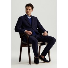 Hemington Italyan Yün Lacivert Yazlık Blazer Ceket
