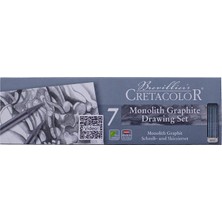 Cretacolor Monolith Graphite Ağaçsız Eskiz Çizim Kalemi Seti 7'li