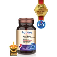 Validus AHCC Active Hexose Correlated Compound 3000 mg 120 Capsules