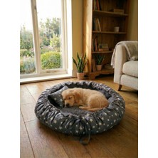 Patiderm Çift Taraflı Kedi & Köpek Yatağı Ispanyol Model - Gri