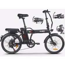 Kuba Speedlight Katlanabilir Şehir Bisikleti 20 inç Jant 7 Vites ile Pratik Kullanım