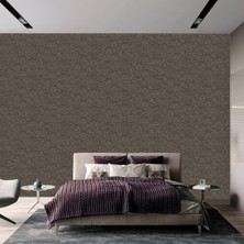 Adawall Muse Koleksiyonu 25106-7 Kahverengi Bej Textile Dokulu Duvar Kağıdı 1.06X15.6M, 16.5m²