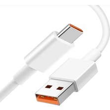 Yumax Type-C Hızlı Şarj Kablosu 6A 67W Süper Hızlı Şarj 1 Metre Android Uyumlu