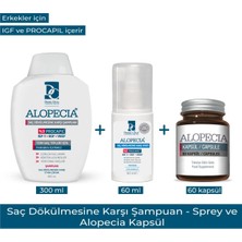 Dermo Clean Alopecıa Erkek Procapıl ve Igf Içerıkli Şampuan & Sprey & 60 Kapsül Seti
