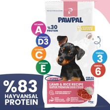PAWPAL Kuzu Etli Süper Premium Yavru Köpek Maması 12 kg - Düşük Tahıllı