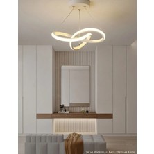 Lzy Avize Store Kar Çiçeği Beyaz Avize – Modern Salon, Mutfak, Çocuk Odası ve Antre Aydınlatma