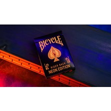 Bicycle Neon Solar-Orange Rider Back Oyun Kartı