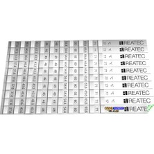 Reatec Sıcaklık Ölçüm Etiketi Isı Ölçer Ölçüm Aralığı 37,8 °c - 77 °c (10ADET)